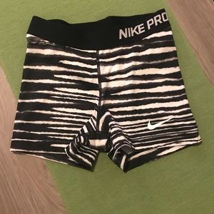 Nike pro compression shorts